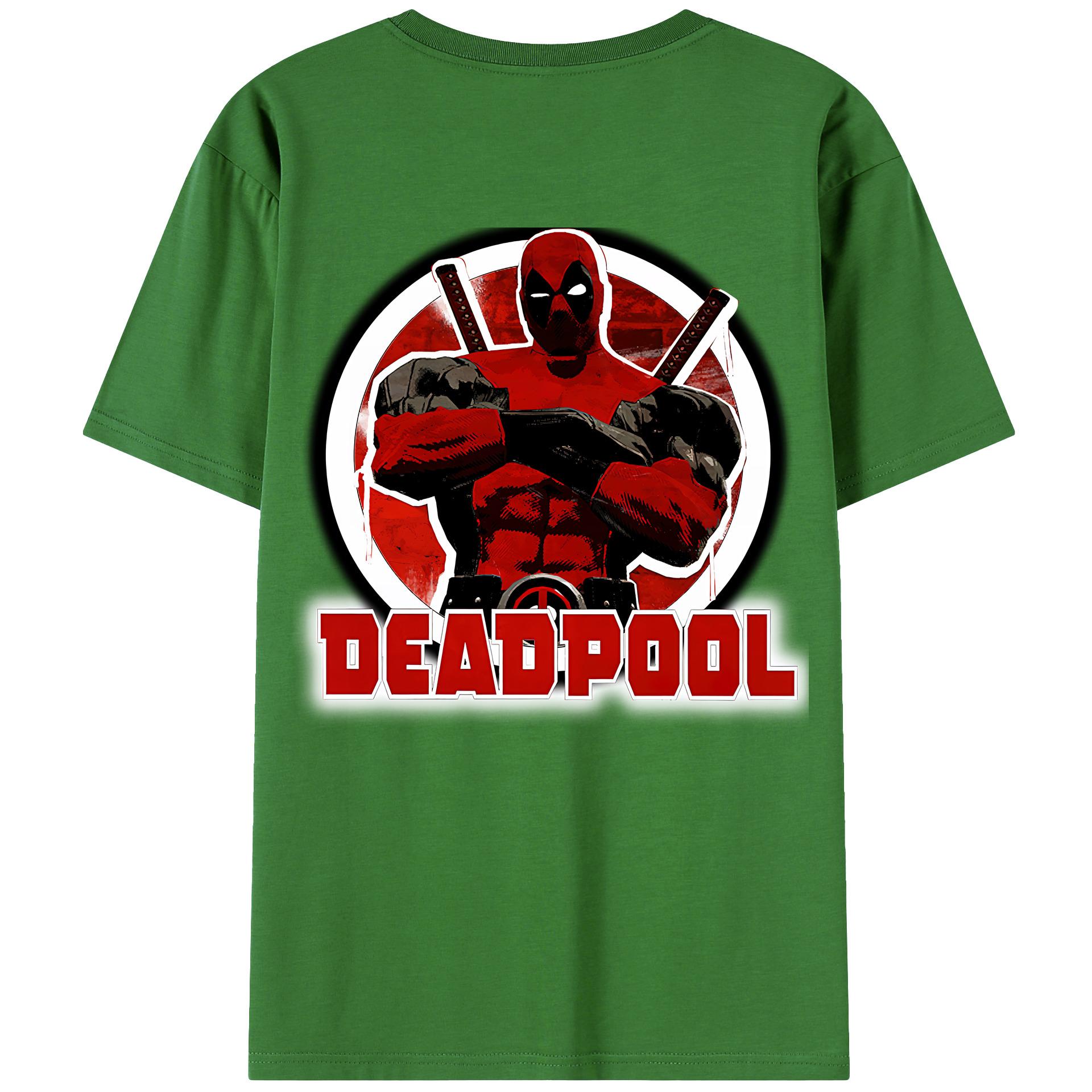 （画像用） Deadpool デッドプール レディース半袖Tシャツ(バックプリント)